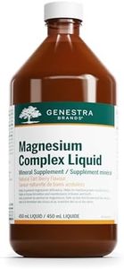 Genestra Brands - Magnesium Complex Liquid - Supports Muscles, Bones and Teeth - 450 ml Liquid - Natural Tart Berry Flavour