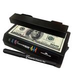 Dri Mark Tri Test - Counterfeit Bill Detector Machine w/AC Adapter - 3 Tests in 1 - Paper, Security Strip and Watermark Tests, Accurate Money Tester Machine with Counterfeit Detection Pen