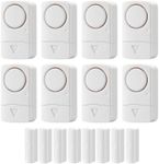 Door Window Alarm, Window Sensor Alarm for Home Safety, 120 DB Pool Door Alarm for Kids Safety (8 Pack)