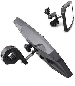 Rear View Boat Mirror 11"x4.2", Wide-angle Convex Rear View Mirror,Universal Marine Mirror Fit for Ski Boat Pontoon Yacht Boat Sports,Suitable for circular and square tubes