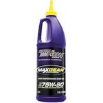 Royal Purple 01300 Max Gear 75W-90 High Performance Synthetic Automotive Gear Oil - 1 qt.