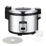 CUCKOO CR-3055 | 60 Cup (Cooked) 30-Cup (Uncooked) Commercial Rice Cooker & Warmer | Automatic Warm Mode, Nonstick Inner Pot, Detachable Inner Lid | Stainless Steel