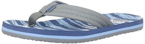 Reef Kids Kids Ahi Blue Grey Ocean, Size 4/5M