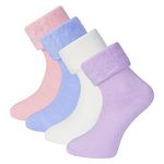 Arctic Comfort Ladies Extra Soft Acrylic Thermal Lounge Bed Socks Fleece Inside Size UK 4-7 EUR 37-40