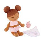 LullaBaby - 14-inch Bath Doll – Medium Tone & Removable TClothes – Water Toys – Towel & Bath Ducky – 2 Years + – Bath Doll (Medium Tone)