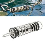 6x300mm Boat Mooring Springs, Dock Line Mooring Springs, 304 Stainless Steel Boat Anchor Dock Line Mooring Spring Shock Absorbing