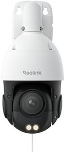 Reolink Smart 4K/8MP UHD PTZ Dome Security Camera with Cutting-Edge 16X 3D Optical Zoom, Spotlights Color Night Vision, Person/Vehicle/Animal Detection, Two-Way Audio, 24/7 Recording, RLC-823S2