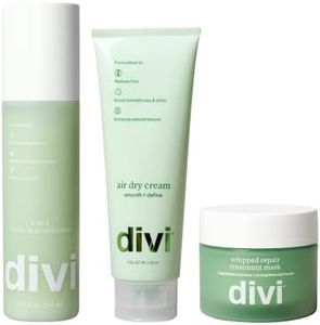Divi Frizz-Fighting Hair Care Trio | Whipped Mask, Air Dry Cream & Leave-In