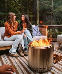 Solo Stove Bonfire 2.0 Fire Pit – Portable Stainless Steel Outdoor