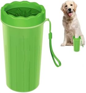 Hysgscwd Dog Paw Cleaner, Dog Paw Washer Cup, Dog Foot Washer Large, Pet Paw Cleaner Cup, Paw Scrubber for Dogs, Muddy Paw Cleaner, Cat Foot Cleaner, Silicone Brush Cup for Medium Large Dogs Grooming