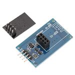 ESP-01S Module for Wireless WLAN, ESP8266 ESP-01 Serial Wi-Fi Wireless Transceiver Module with ESP-01 Adapter