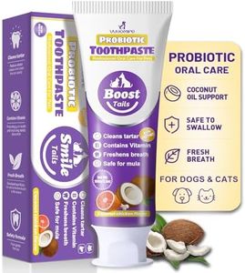 Natural Coconut Oil Cat & Dog Toothpaste-Enzymatic and Probiotic Toothpaste, with VitaminB. Controls Plaque, Tartar and Bad Breath. Safe & Fresh Toothpaste for Pet. 3.52oz-Coconut Chicken Flavor