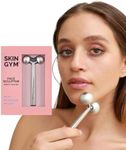 SKIN GYM Face Sculptor Beauty Roller - Stainless Steel Face Roller Massager Tool for Wrinkles and Lifting, Anti Aging Facial Roller to Release Muscle Tension, Contour Face and Improve Skin Appearance