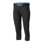 Easton Women's Zone 2 Fastpitch Softball Pants | Adult Sizes | Multiple Colors Black