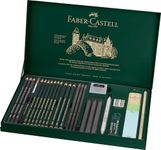 Faber-Castell PITT Graphite 26-Piece Large Tin Professional Quality Set in a Metal Case
