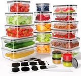 KEMETHY 40 Pcs Food Storage Contain