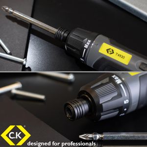C.K Tools Electric Screwdriver 3.6V – Cordless Rechargeable Driver