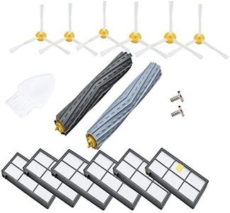 LOVECO 800 & 900 Series Replacement Parts Kit for 860 870 880 890 960 980 981 985 Vacuum Cleaner,6 Filter,6 Side Brush,1 Debris Extractor in The Accessory Kit