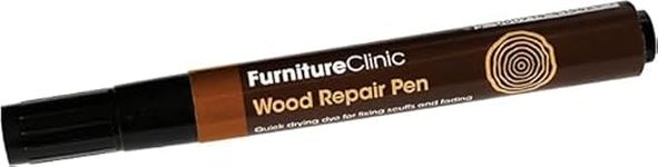 Furniture Clinic Wood Repair Pen (Teak) - Wood Scratch Repair - Quick Drying - Furniture Touch-Up Marker - for All Types of Wood