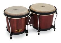 Latin Percussion LP810002 CP Traditional Bongos - Dark Wood