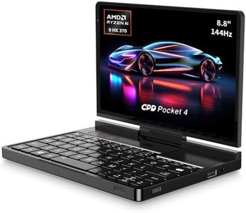 Pocket 4 Ultra Portable Laptop with Ryzen AI 9 HX 370, 32GB+2TB, Mini Laptop 8.8" 144Hz Touch Screen, 890M GPU, Lightweight 770g Handheld PC, tabletcomputer Portable Gaming & AI Workstation