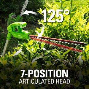 Greenworks Cordless Pole Hedge Trimmer – Lightweight, Battery Powered