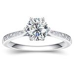 LIAN Moissanite Engagement Rings fo