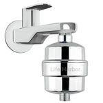 Life Harbor 15-Stage Tap & Shower Filter (Eco) | India’s Most Effective Hard Water Softener | 2X Active Media (KDF-55, FOF, Carbon) | Hard Water Softener for Bathroom | Fits All Taps & Showers