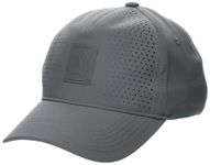 PGA TOUR Men's Perforated Golf Cap Hat, Quiet Shade, One Size