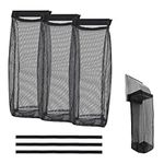 AMIJOUX 2 Pack Dryer Vent Lint Bags, Black Indoor Vent Lint Trap Dust Bag, Dryer Lint Catcher for Outdoor Indoor Dryer Vents Capturing Lint and Dust