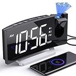 Projection Alarm Clock with FM Radi