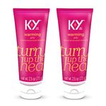 K-Y Warming Jelly, Vaginal Lube Moisturizer and Personal Lubricant, Recommended by Gynecologists, 71 g (Pack of 2)