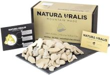 Natura Uralis Siberian Yellow Clay | 1000g of Natural Yellow Clay, Pastel to Golden Yellow - Amazing Crunch, Satisfying Earthy, Velvety and Firm Texture, ASMR Sensation