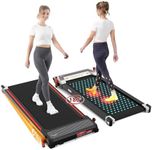 CITYSPORTS Walking Pad with 6% Incline Massage Function,2 in 1 Under Desk Treadmill and Foot Massager Treadmills for Home/Office,Walking Treadmill with Remote Control LED Display