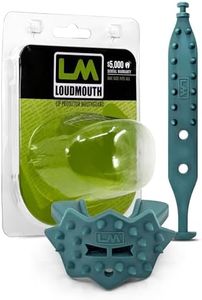 Loudmouth Football Mouth Guard - 3D SpikeSurge Football Mouthpiece with Strap, Fits Adult & Youth, Mouth Guard Football Accessories (Spartan Dark Green)