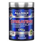 Allmax Creatine Monohydrate - Aid Muscle Growth & Strength Gains, No Artificial Ingredients - 1000g - 5g per Serving - 200 Servings