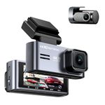 NEXDIGITRON PRIME Plus 4K Dual Channel Dash Camera with in-Built GPS Logger, Real 4K 2160P UHD Front+FHD Rear, IMX415 8MP Sensor, 3.2 Inch Screen, 5 GHz WiFi, Optional Parking Mode, Upto 256GB Support