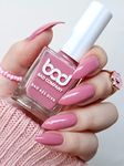 BAD COMPANY Creme Finish Nail Polish 10Ml, No Toxin Nail Lacquer, Long Lasting, Chip Resistant, Vegan, Quick Dry & Cruelty-Free Nail Paint Enamel-Keep Walking 59 (Pink Nail Polish)