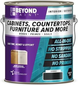 Beyond Paint Furniture, Cabinets and More All-in-One Refinishing Paint Gallon, Licorice
