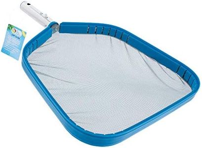 U.S. Pool Supply Professional Heavy Duty Large 15" Swimming Pool Leaf Skimmer Net - Strong Aluminum Frame for Faster Cleaning & Easier Debris Pickup and Removal