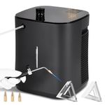 Saladulce Digital Acrylic Flame Polisher 96L/H Touch Screen Flame Polishing Machine Oxygen Hydrogen Water Welder for Acrylic Polishing, Silver Jewelry Repairing, Glass 110V