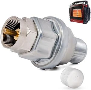 BlueStars Upgraded F273699 Propane Fuel Filter - Compatible with Mr.Heater Buddy and Big Buddy Heaters Propane Filter F273702 F232000 F274800 F23203 - Galvanized Aluminum Heater Accessories