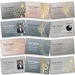 Premium Luxury Printed Business Cards. Many Geometric and Classic Designs. Personalise Your own Business Cards Instantly - Many Templates - 350gsm Silk Board. Professional Design Service