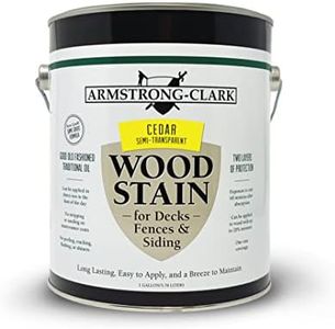 Armstrong-Clark Armstrong Clark Deck and Wood Stain (1 Gallons, Cedar Semi-Transparent), Armstrong_Clark_Stain