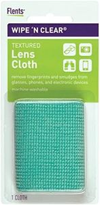 Flents wipe 'N CLEAR LENS Cleaning Cloth, Remove Fingerprints & Smudges From Glasses and Electronic Devices 1 count