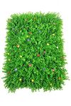 BASRAH NIWAR Wall Sajawat Artificial Vertical Grass Wall Panels, Balconies & Outdoor Areas Wall Decoration (40@60Cms) (Pack of 1)