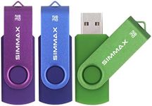 SIMMAX 32GB USB Flash Drives 3 Pack