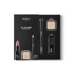 KIKO Milano All You Need Make Up Set, Make-Up Kit Containing: Lipstick, Eyeshadow And Eye Pencil