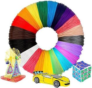 3D Pen Filament Refills | PLA 1.75mm | 20 Colour Array,16.5ft Each Color, 330 Feet Total | Create Professional Art with 3D Pen Refills for Kids and Adults