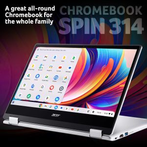Acer Chromebook Spin 314 14" Touchscreen Laptop – Lightweight, Chrome OS